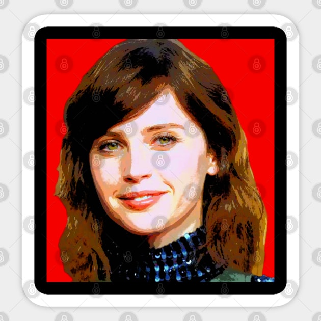 felicity jones Sticker by oryan80